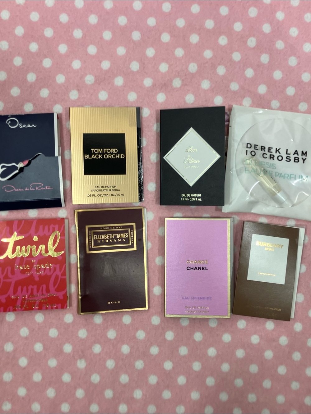 8 Samples - Designer fragrance